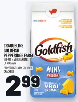 Metro CRAQUELINS GOLDFISH PEPPERIDGE FARM | PEPPERIDGE FARM GOLDFISH CRACKERS offer