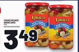 Metro LÉGUMES MÉLANGÉS MARINÉS UNICO | UNICO PICKLED MIXED VEGETABLES offer