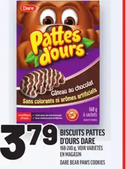 Metro BISCUITS PATTES D'OURS DARE | DARE BEAR PAWS COOKIES offer