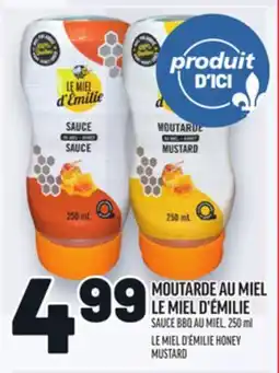 Metro MOUTARDE AU MIEL LE MIEL D'ÉMILIE | LE MIEL D'ÉMILIE HONEY MUSTARD offer