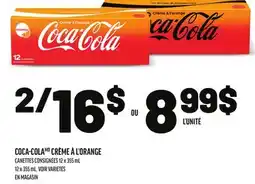 Metro COCA-COLA CRÈME À L'ORANGE offer