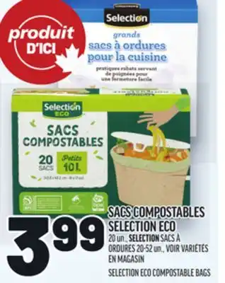 Metro SACS COMPOSTABLES SELECTION ECO | SELECTION ECO COMPOSTABLE BAGS offer