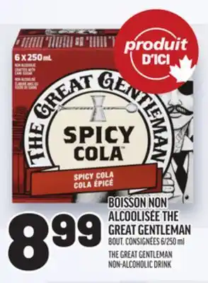 Metro BOISSON NON ALCOOLISÉE THE GREAT GENTLEMAN | THE GREAT GENTLEMAN NON-ALCOHOLIC DRINK offer