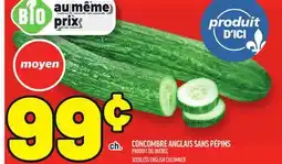 Metro CONCOMBRE ANGLAIS SANS PÉPINS | SEEDLESS ENGLISH CUCUMBER offer