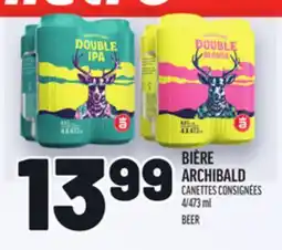 Metro BIÈRE ARCHIBALD | BEER offer