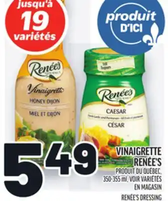 Metro VINAIGRETTE RENÉE'S | RENÉE'S DRESSING offer