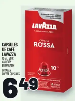 Metro CAPSULES DE CAFÉ LAVAZZA | LAVAZZA COFFEE CAPSULES offer