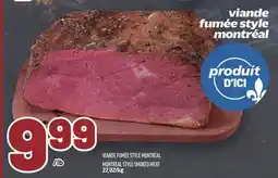 Metro VIANDE FUMÉE STYLE MONTRÉAL | MONTREAL STYLE SMOKED MEAT offer