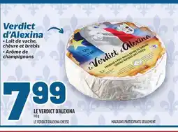 Metro LE VERDICT D'ALEXINA | LE VERDICT D'ALEXINA CHEESE offer