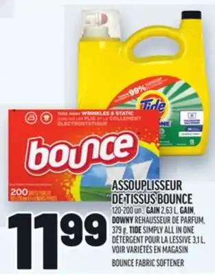 Metro ASSOUPLISSEUR DE TISSUS BOUNCE | BOUNCE FABRIC SOFTENER offer