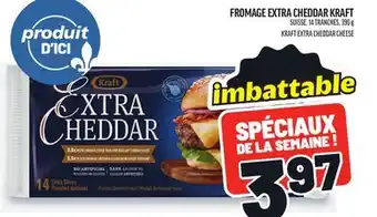 Metro FROMAGE EXTRA CHEDDAR KRAFT | KRAFT EXTRA CHEDDAR CHEESE offer