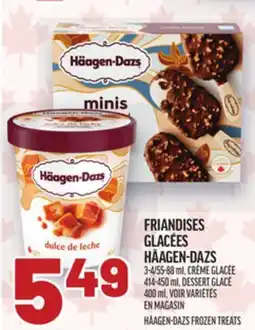 Metro FRIANDISES GLACÉES HÄAGEN-DAZS | HÄAGEN-DAZS FROZEN TREATS offer