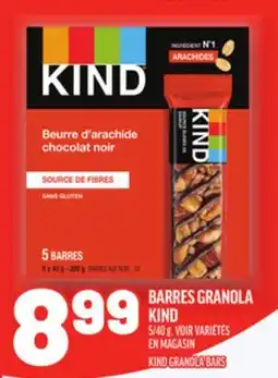 Metro BARRES GRANOLA KIND | KIND GRANOLA BARS offer