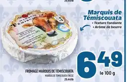 Metro FROMAGE MARQUIS DE TÉMISCOUATA | MARQUIS DE TÉMISCOUATA CHEESE offer