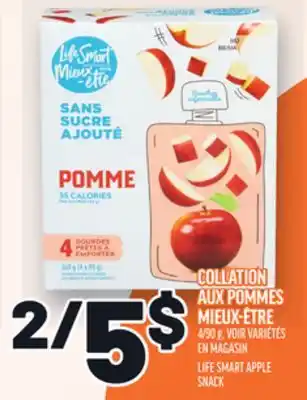 Metro COLLATION AUX POMMES MIEUX-ÊTRE | LIFE SMART APPLE SNACK offer