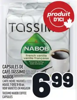 Metro CAPSULES DE CAFÉ TASSIMO NABOB | TASSIMO NABOB COFFEE CAPSULES offer