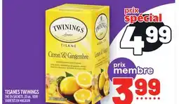 Metro TISANES TWININGS offer