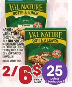 Metro BARRES VAL NATURE | NATURE VALLEY BARS offer