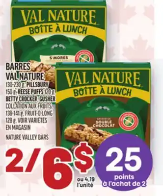 Metro BARRES VAL NATURE | NATURE VALLEY BARS offer