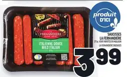 Metro SAUCISSES LA FERNANDIÈRE | LA FERNANDIÈRE SAUSAGES offer