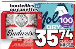 Metro BIÈRE LABATT BUDWEISER, MOLSON DRY | BEER offer