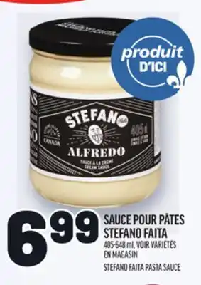 Metro SAUCE POUR PÂTES STEFANO FAITA | STEFANO FAITA PASTA SAUCE offer