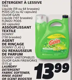 IGA GAIN LAUNDRY DETERGENT offer