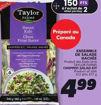 IGA TAYLOR FARMS CHOPPED SALAD KIT offer