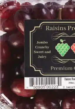 IGA PREMIUM RED SEEDLESS GRAPES offer