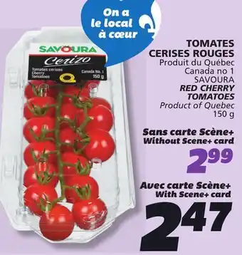 IGA SAVOURA RED CHERRY TOMATOES offer