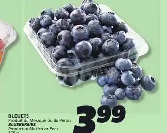 IGA BLUEBERRIES offer