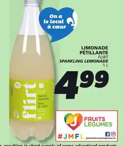 IGA FLIRT SPARKLING LEMONADE offer