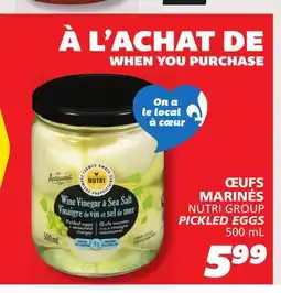 IGA NUTRI GROUP PICKLED EGGS offer