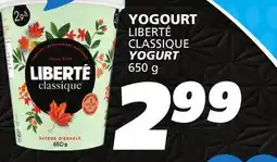 IGA LIBERTÉ CLASSIQUE YOGURT offer