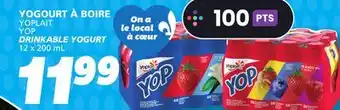 IGA YOPLAIT YOP DRINKABLE YOGURT offer