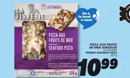 IGA LA FISHERIE FROZEN SEAFOOD PIZZA offer