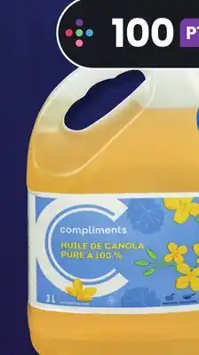 IGA COMPLIMENTS CANOLA OR VEGETABLE OIL offer