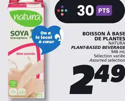 IGA NATURA PLANT-BASED BEVERAGE offer