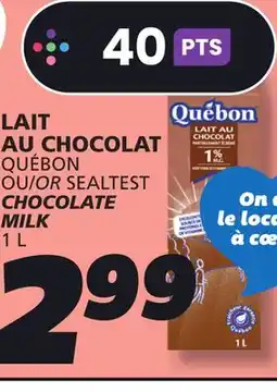 IGA SEALTEST CHOCOLATE offer