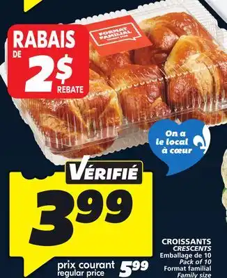 IGA CROISSANTS offer