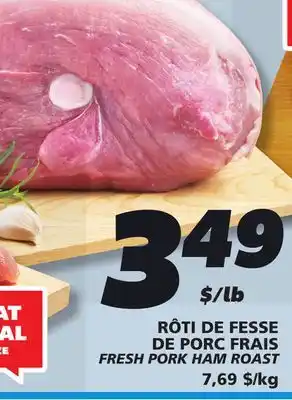 IGA FRESH PORK HAM ROAST offer