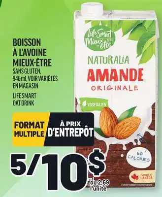 Metro BOISSON À L'AVOINE MIEUX-ÊTRE | LIFE SMART OAT DRINK offer