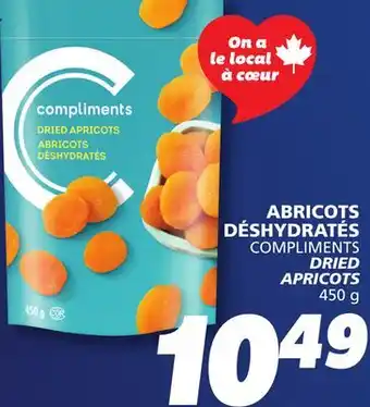 IGA COMPLIMENTS DRIED APRICOTS offer