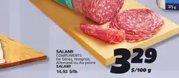 IGA COMPLIMENTS SALAMI offer