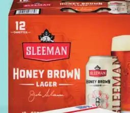 IGA SLEEMAN HONEY BROWN BEER offer