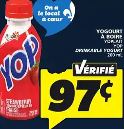 IGA YOPLAIT YOP DRINKABLE YOGURT offer