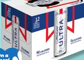 IGA MICHELOB ULTRA BEER offer