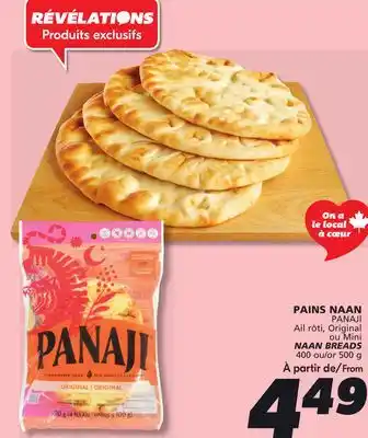 IGA PANAJI NAAN BREADS offer