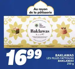 IGA LES FILLES FATTOUSH BAKLAWAS offer