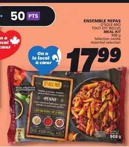 IGA O'SOLE MIO MEAL KIT offer